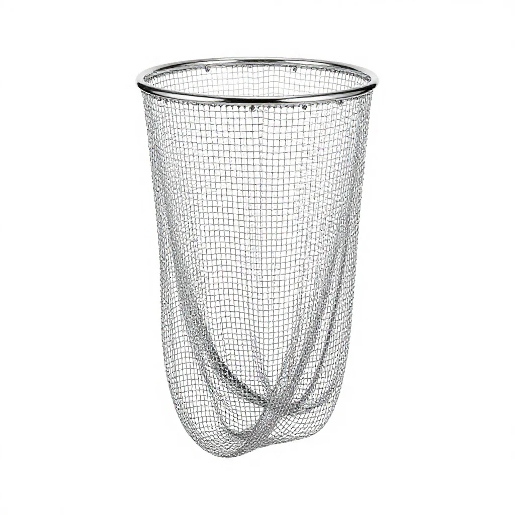 Fish net isolated on a white background