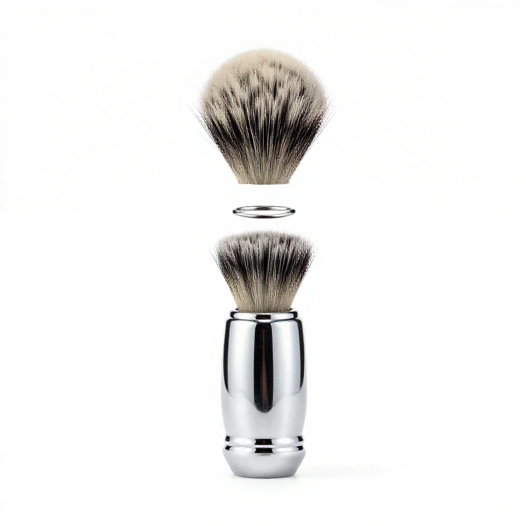 Grooming brush isolated on a white background