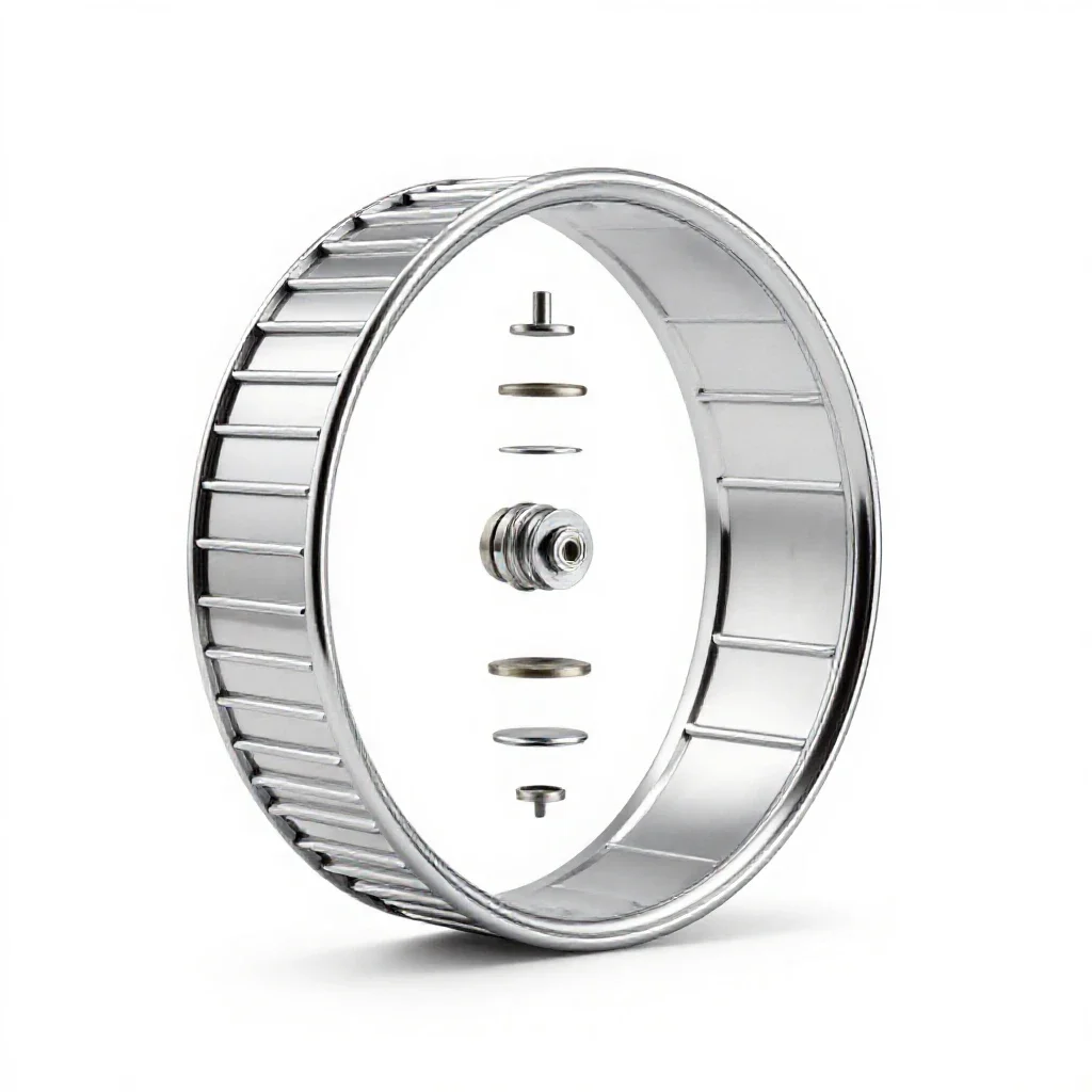 Hamster wheel isolated on a white background