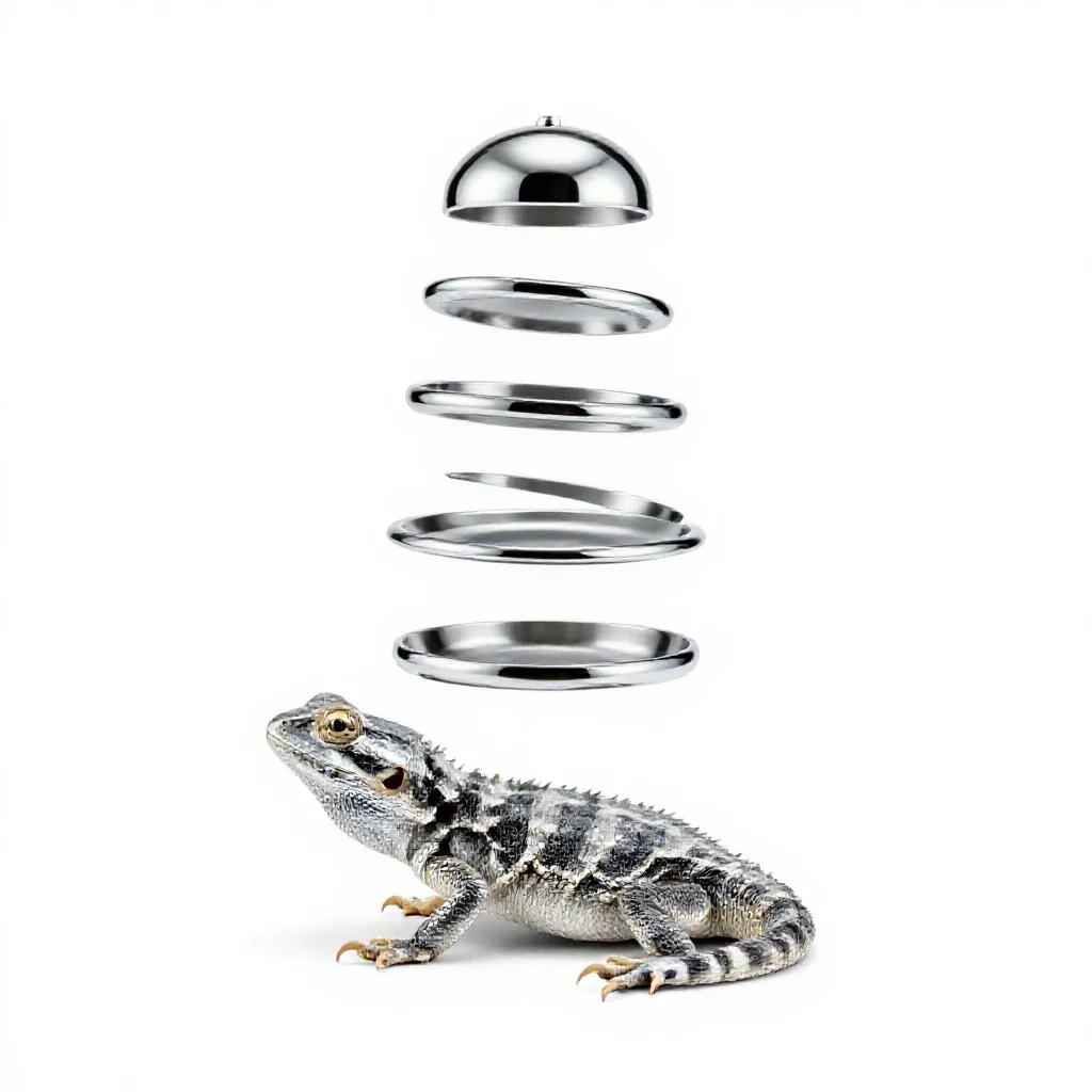 Reptile hide isolated on a white background