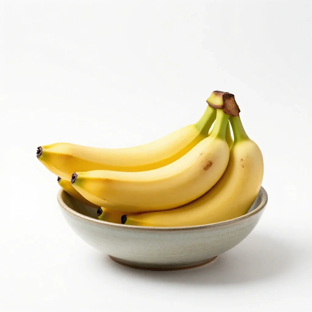 Bunch of bananas isolated on a white background