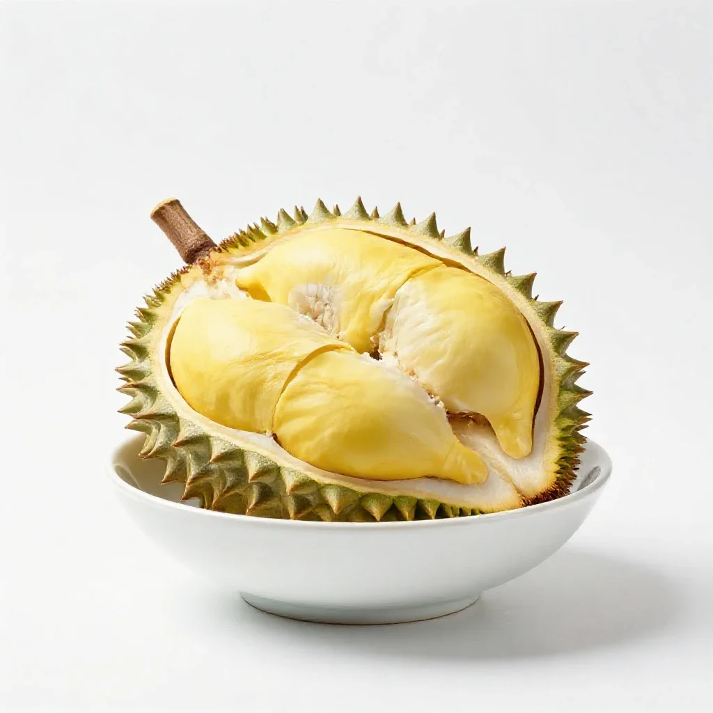 Durian isolated on a white background