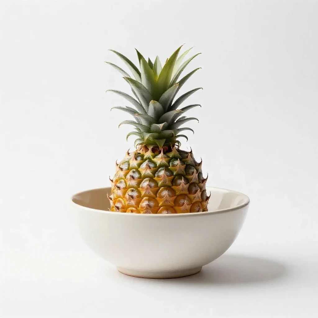 Pineapple isolated on a white background