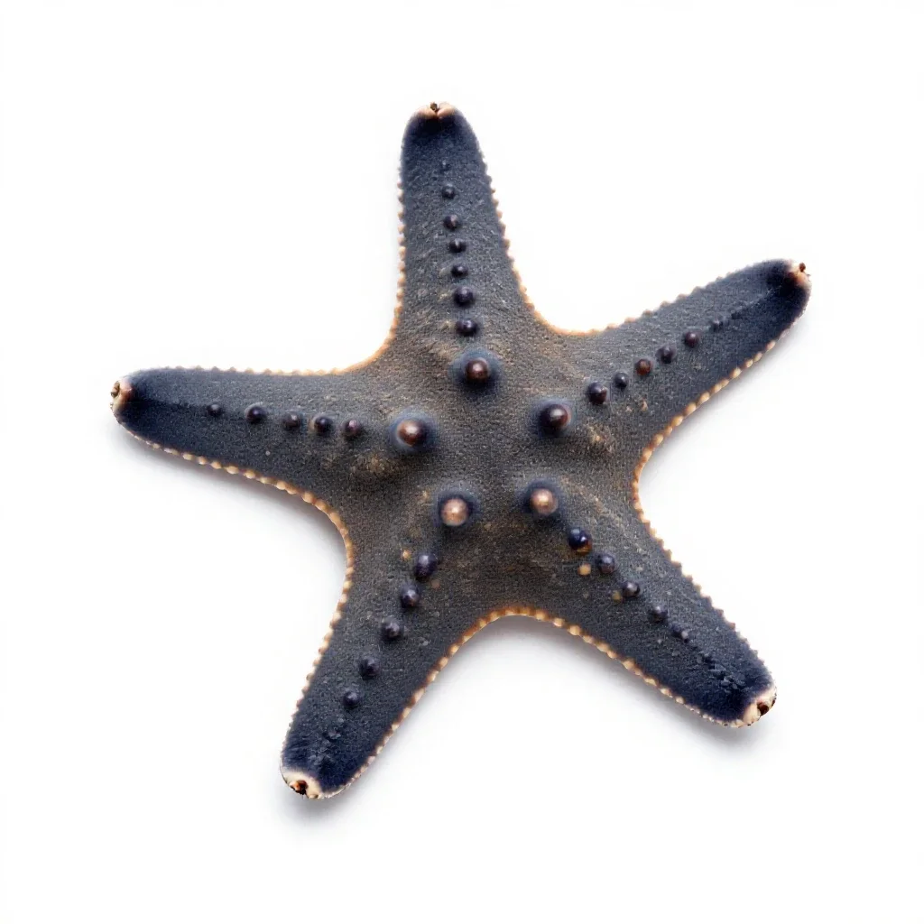 Brittle star isolated on a white background