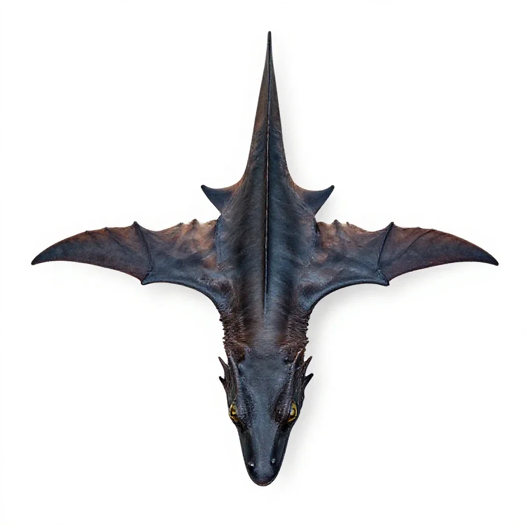 Seadragon isolated on a white background