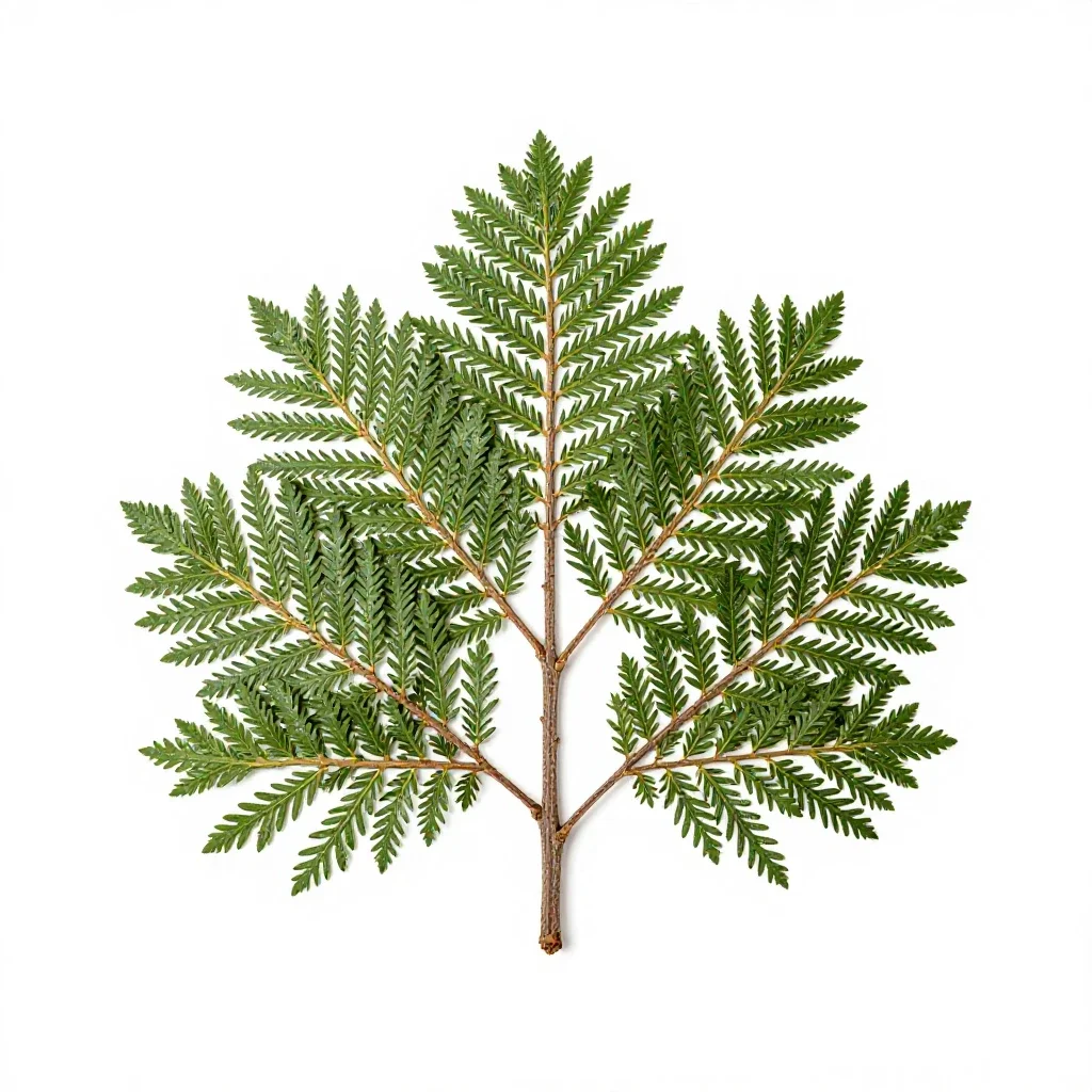 Cedar of Lebanon isolated on a white background