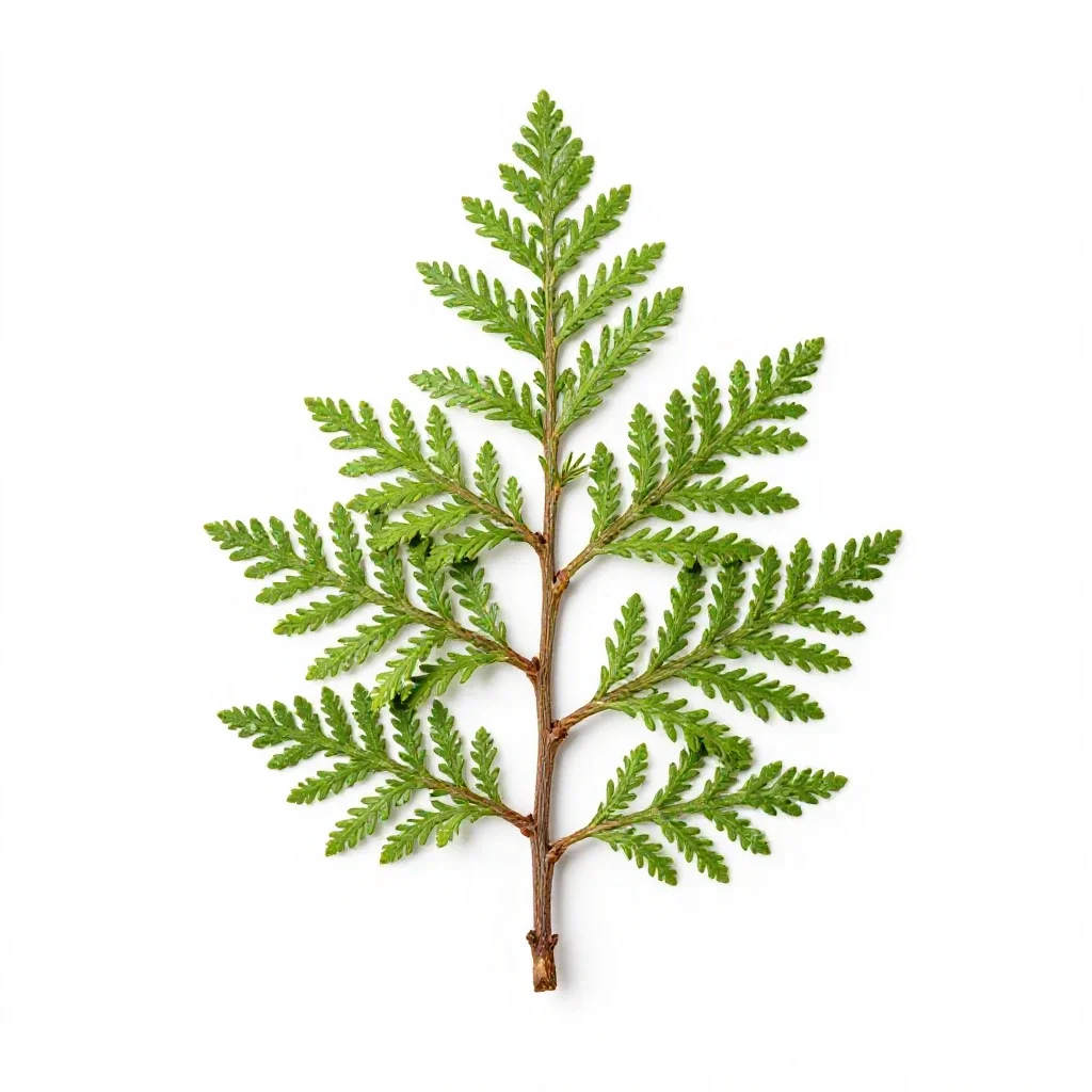 Cypress isolated on a white background