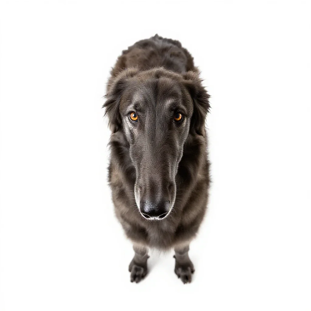 Borzoi isolated on a white background