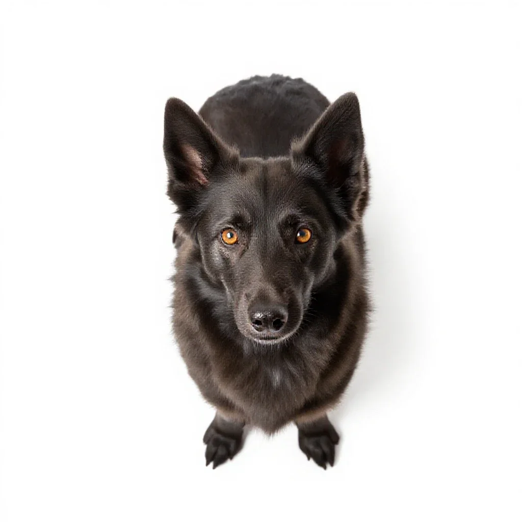 Brood bitch isolated on a white background