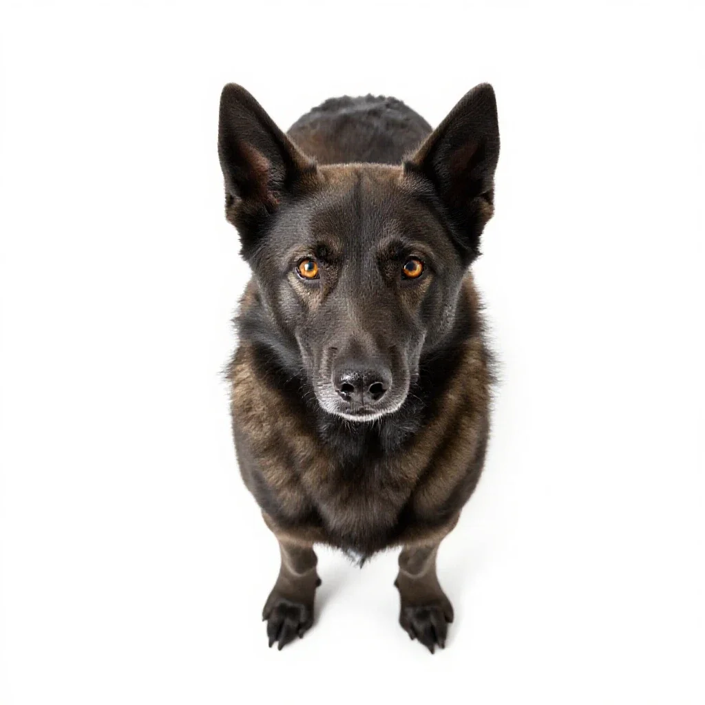 Canine isolated on a white background