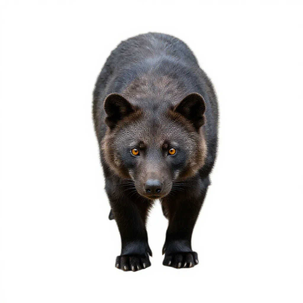 Carnivore isolated on a white background