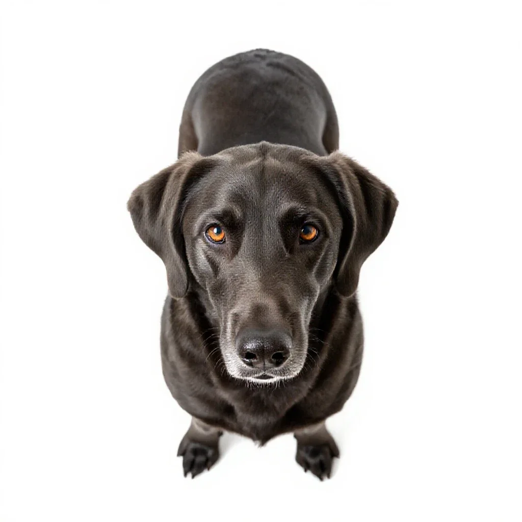 Coonhound isolated on a white background
