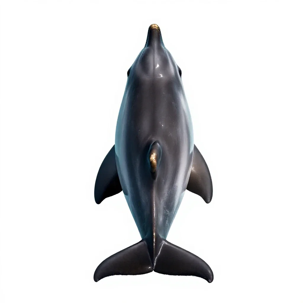 Dolphin isolated on a white background