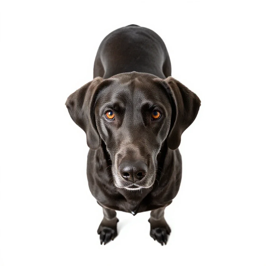 Foxhound isolated on a white background