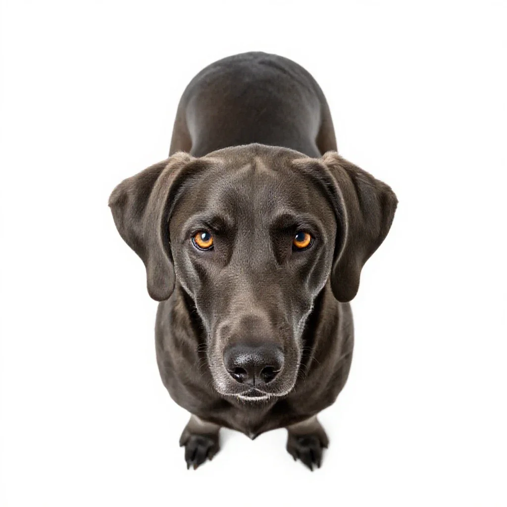 Hound isolated on a white background
