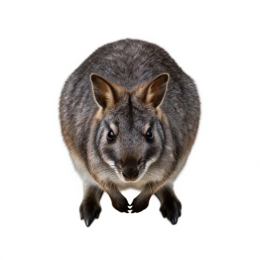 Jerboa kangaroo isolated on a white background