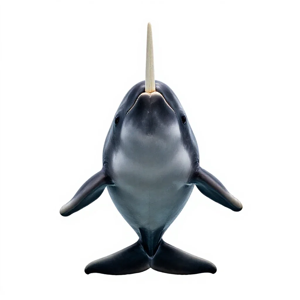 Narwhal isolated on a white background