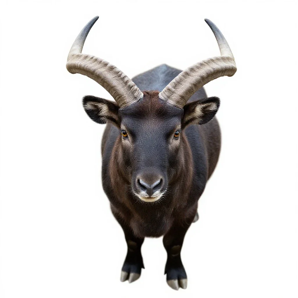 Pollard isolated on a white background