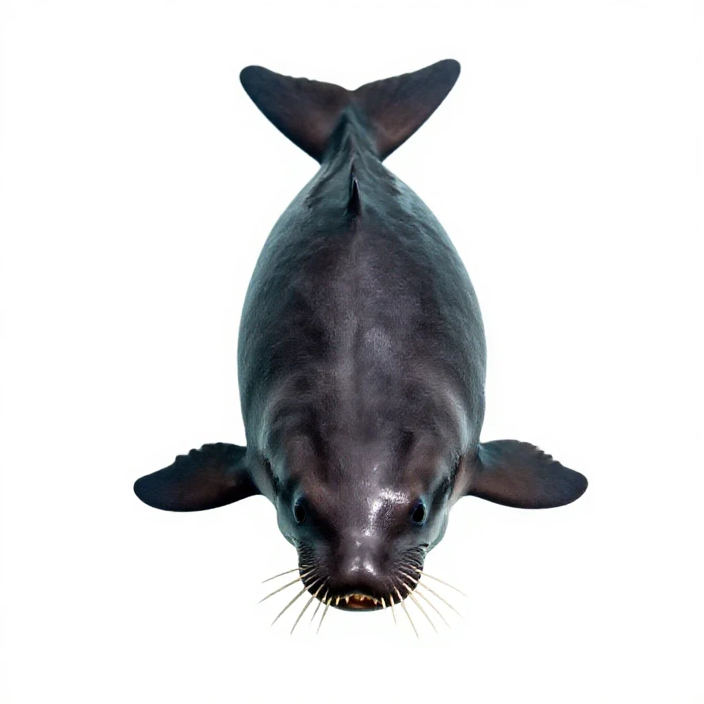 Porpoise isolated on a white background
