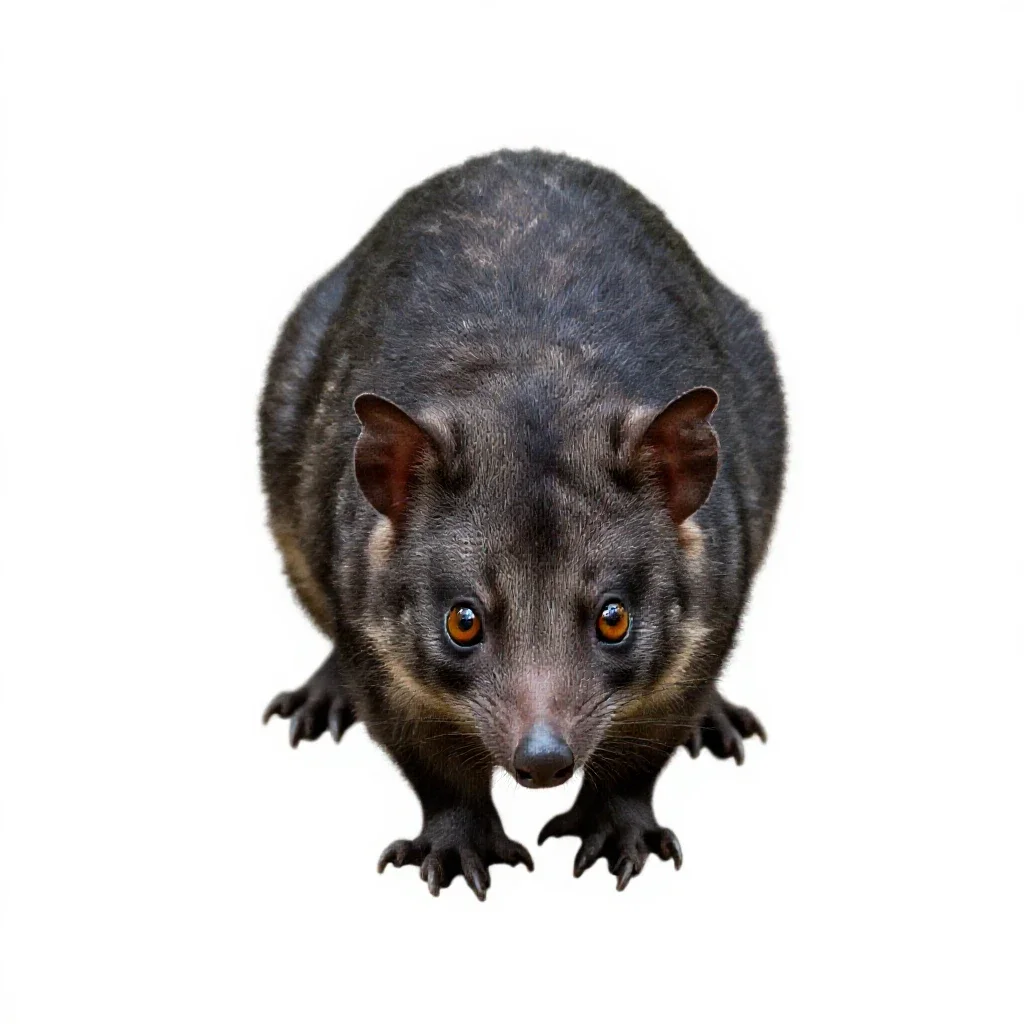 Prototherian isolated on a white background