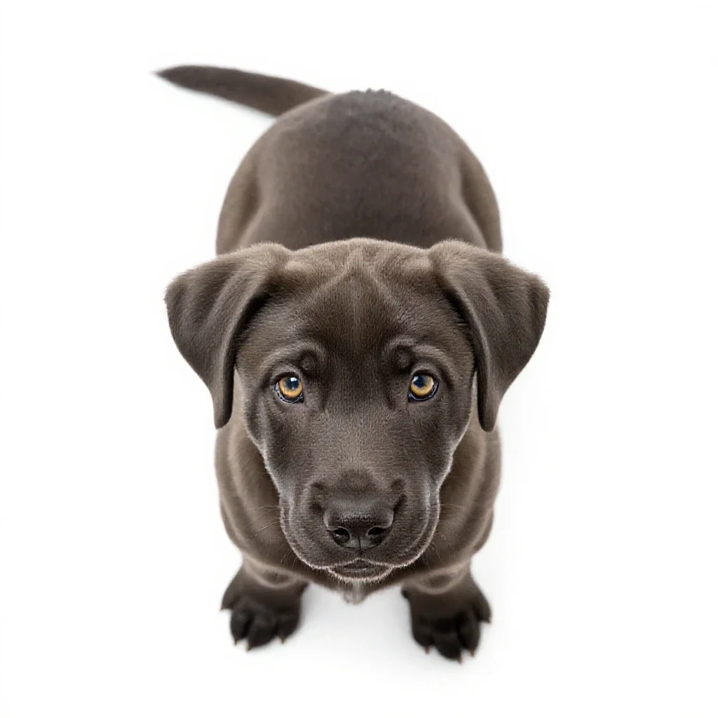 Puppy isolated on a white background