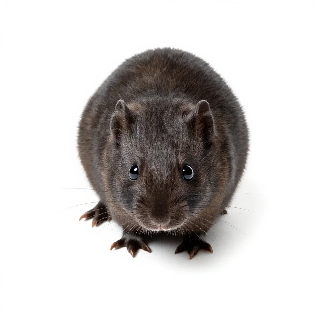 Shrew isolated on a white background
