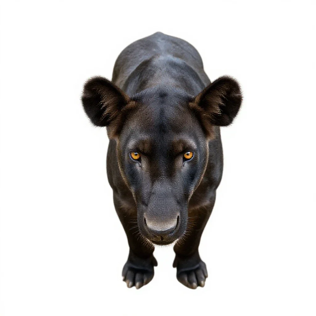 Tusker isolated on a white background
