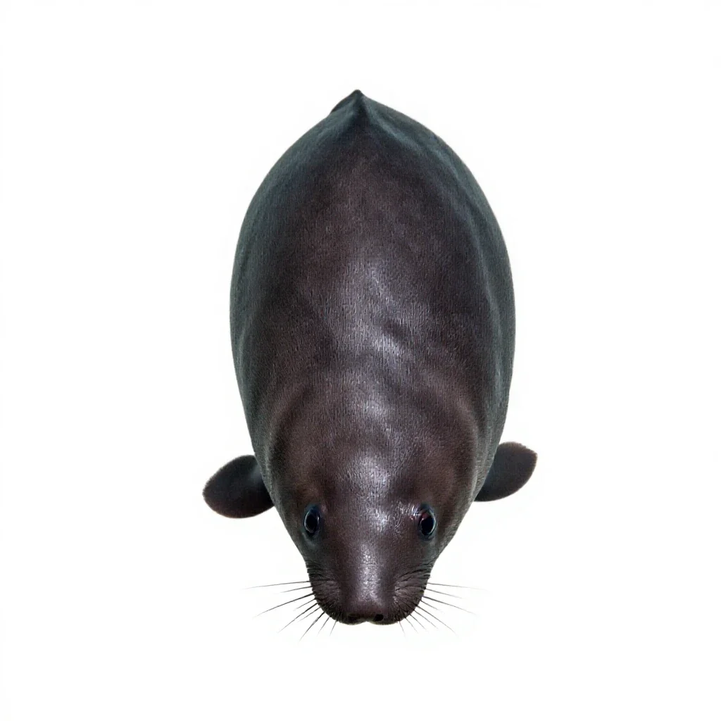 Vaquita isolated on a white background