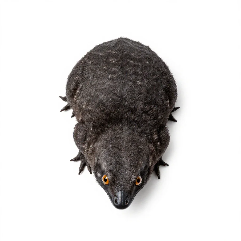 Eastern dasyure isolated on a white background