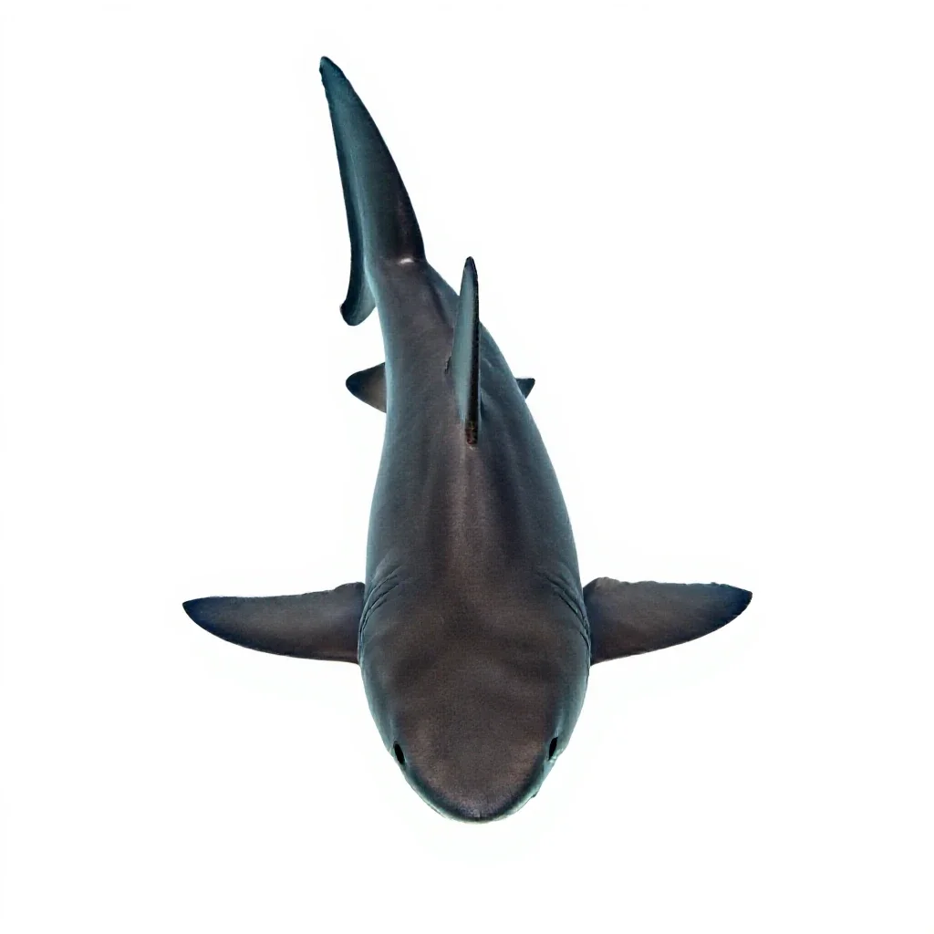 Blacktip shark isolated on a white background