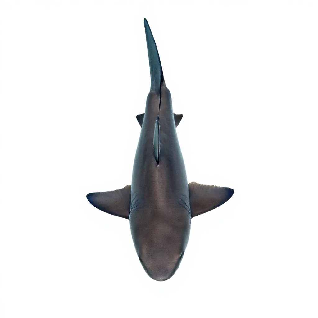 Bonito shark isolated on a white background