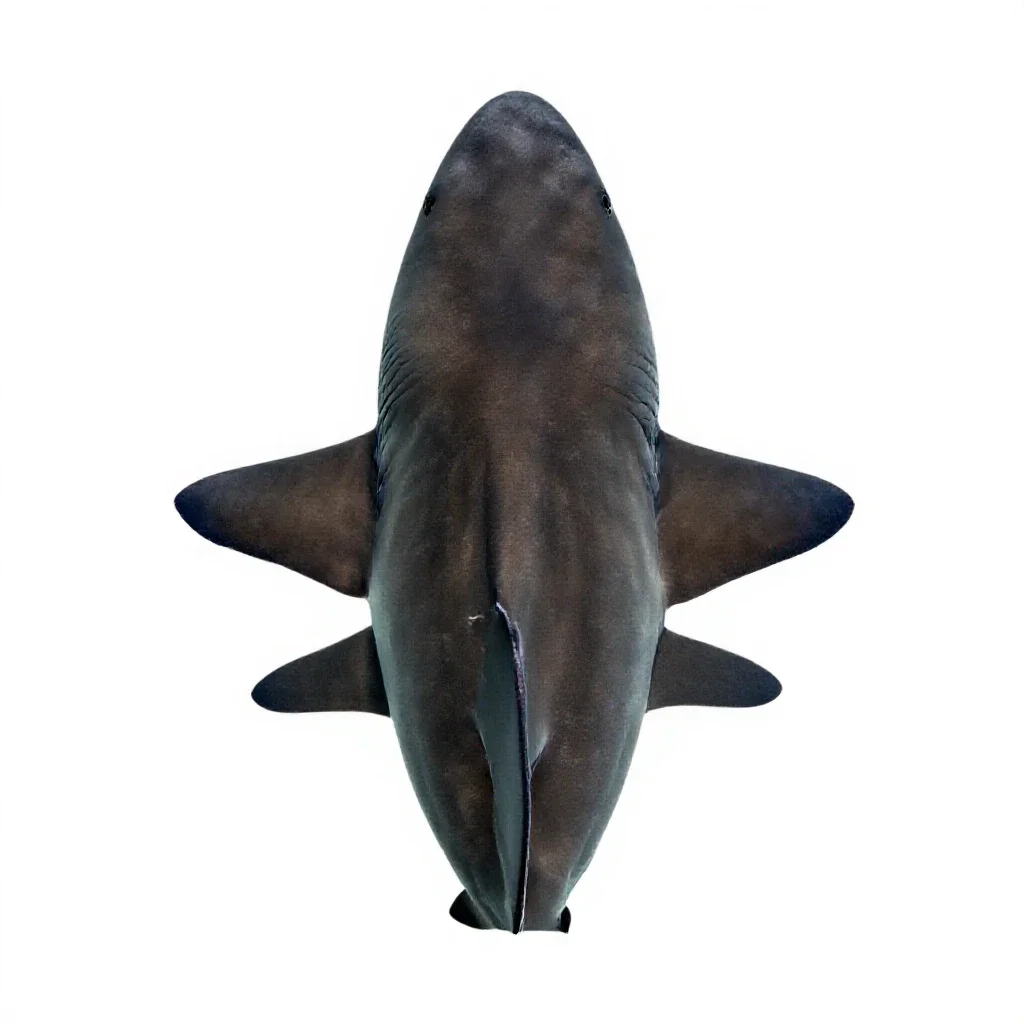 Carpet shark isolated on a white background