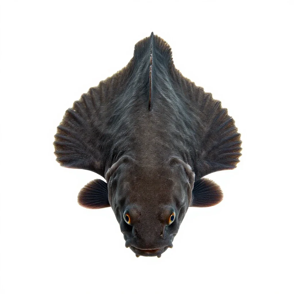 Cartilaginous fish isolated on a white background