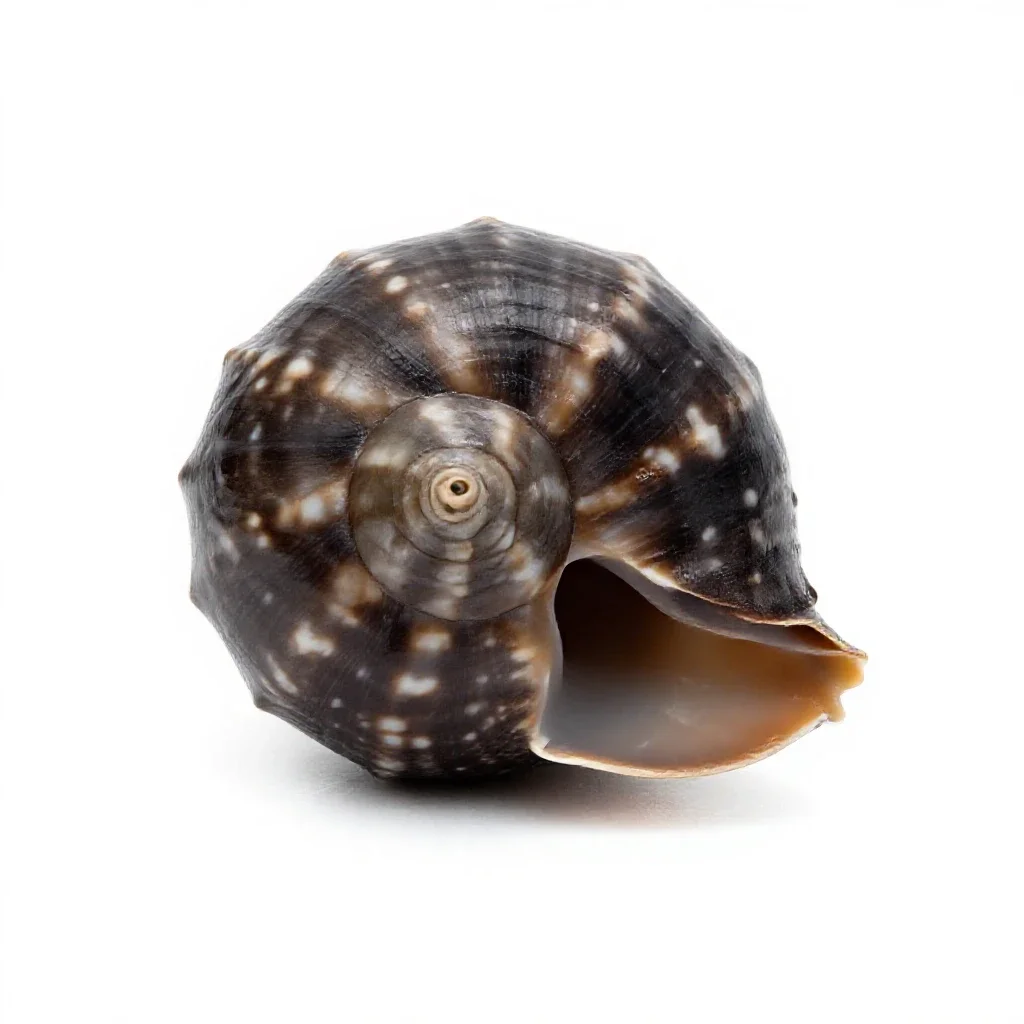 Chambered nautilus isolated on a white background