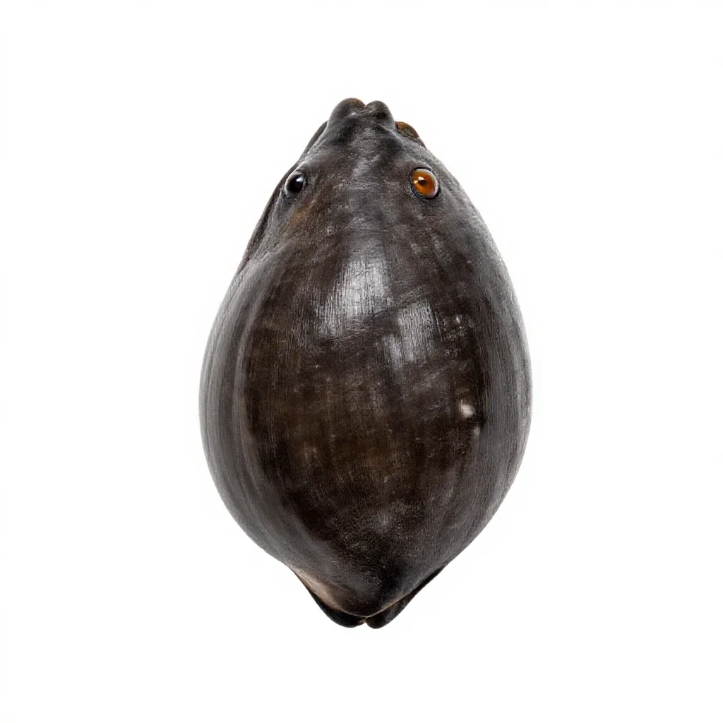 Cowrie isolated on a white background