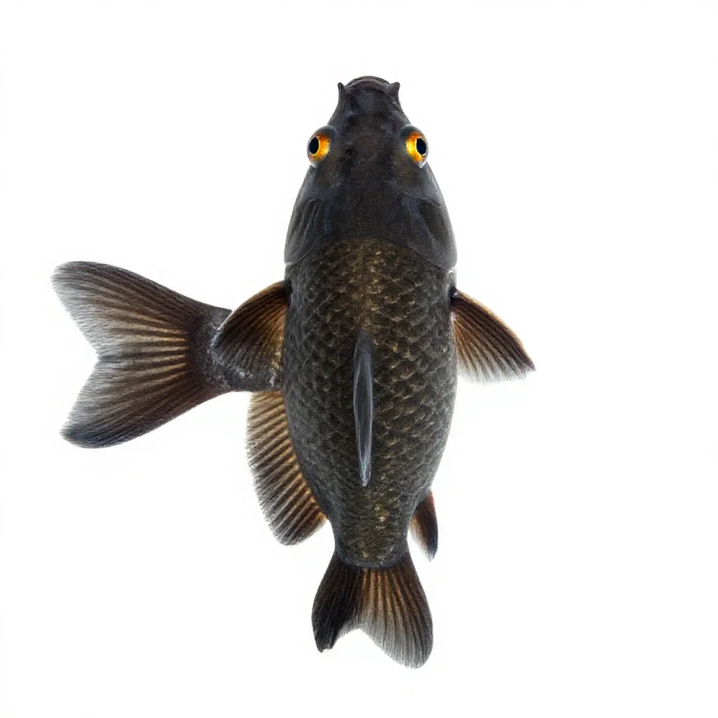 Cyprinid isolated on a white background