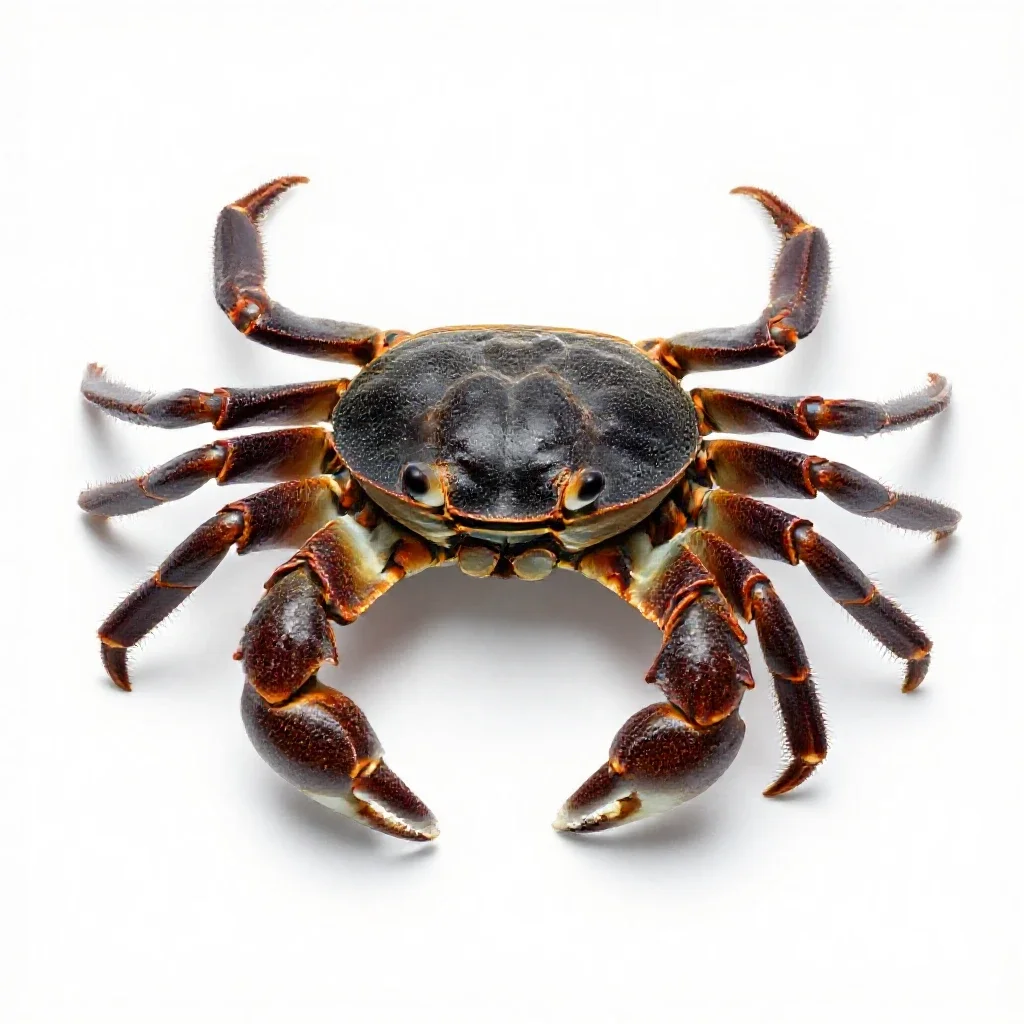 Fiddler crab isolated on a white background