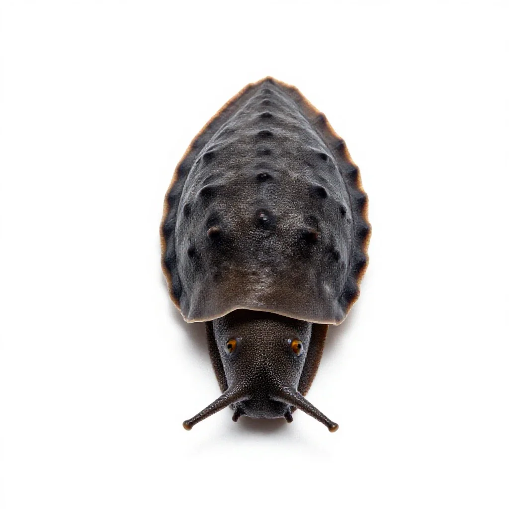 Gastropod isolated on a white background