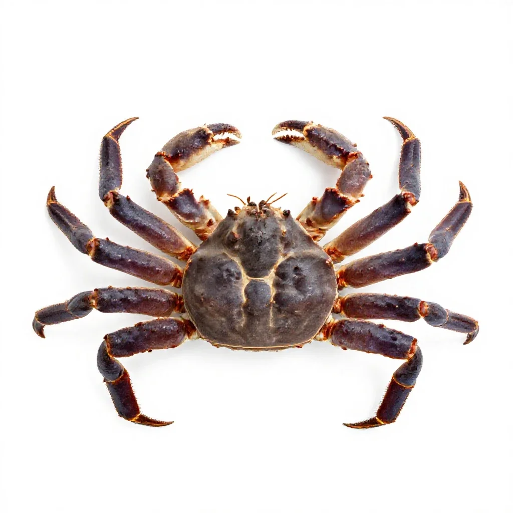 Giant crab isolated on a white background