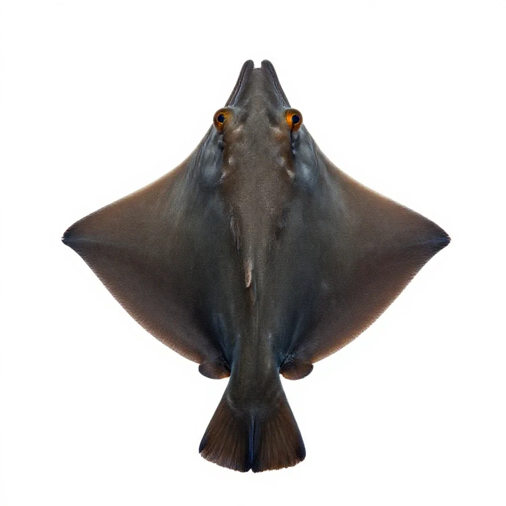 Guitarfish isolated on a white background