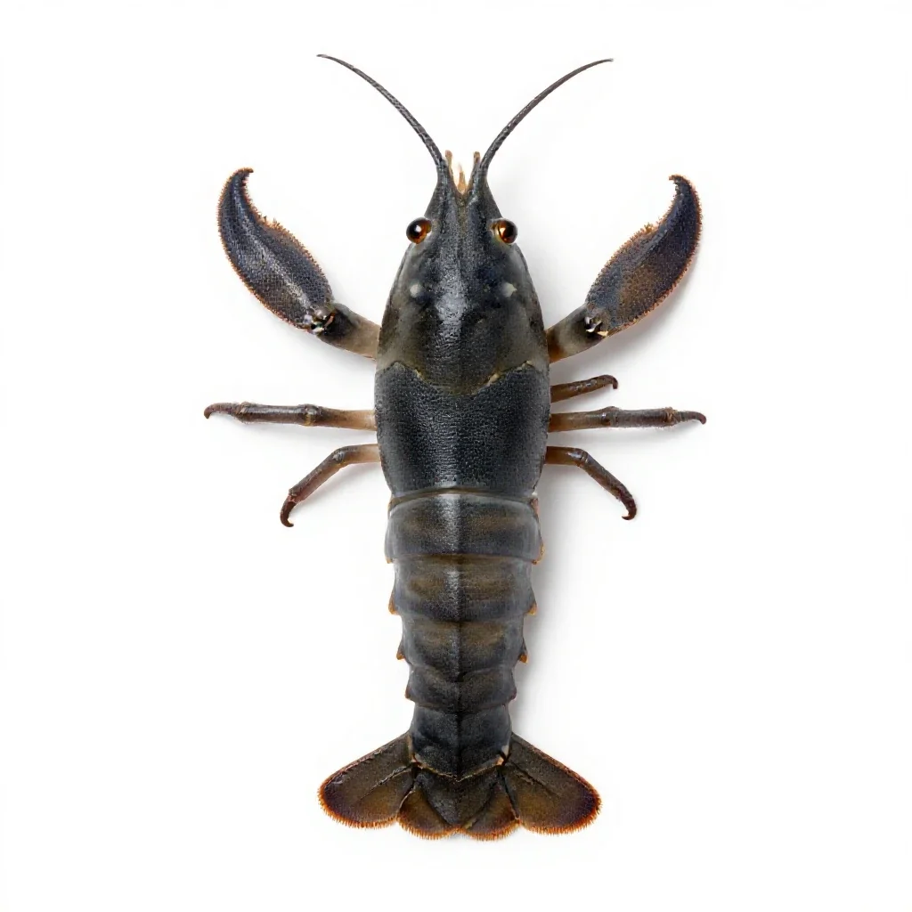Krill isolated on a white background