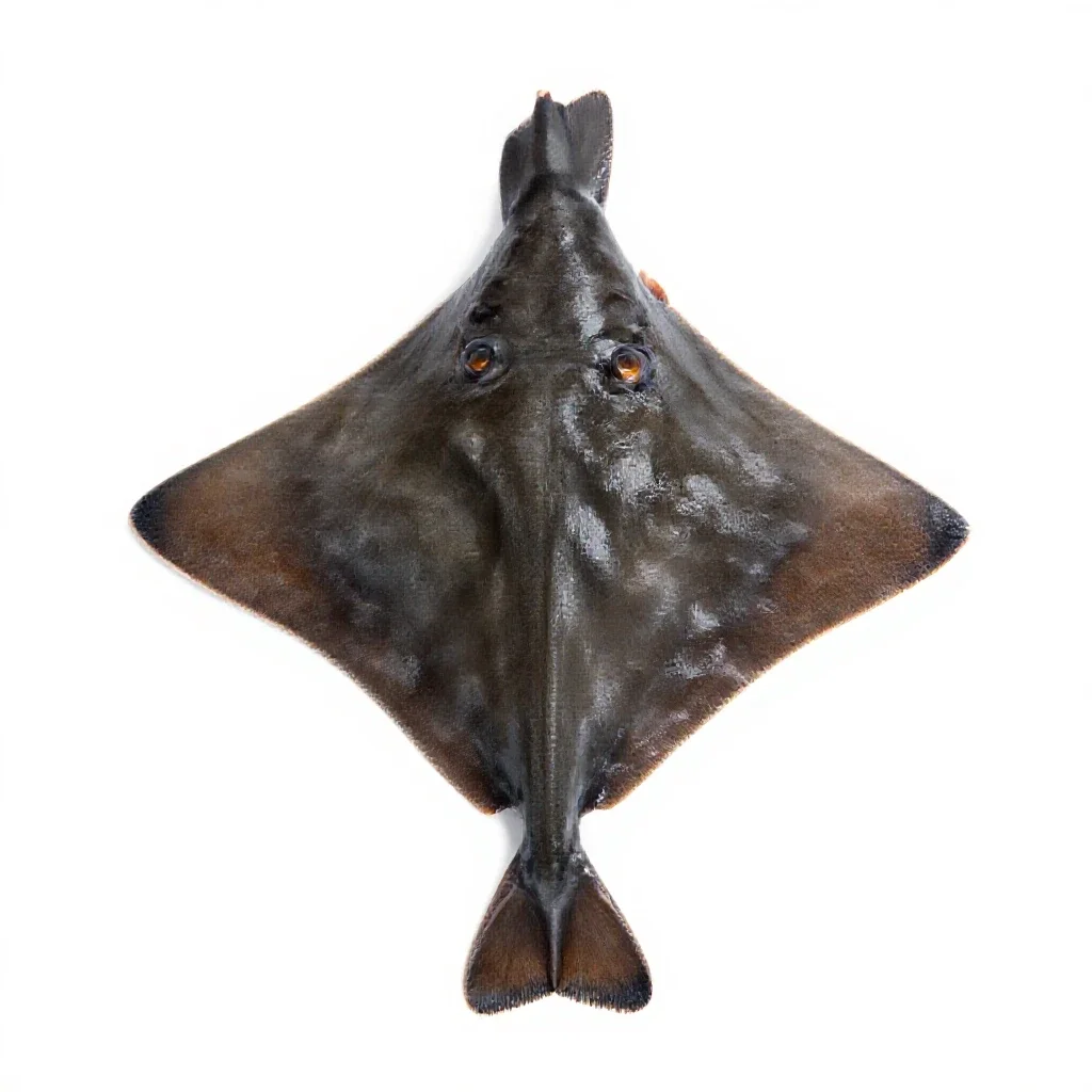 Little skate isolated on a white background
