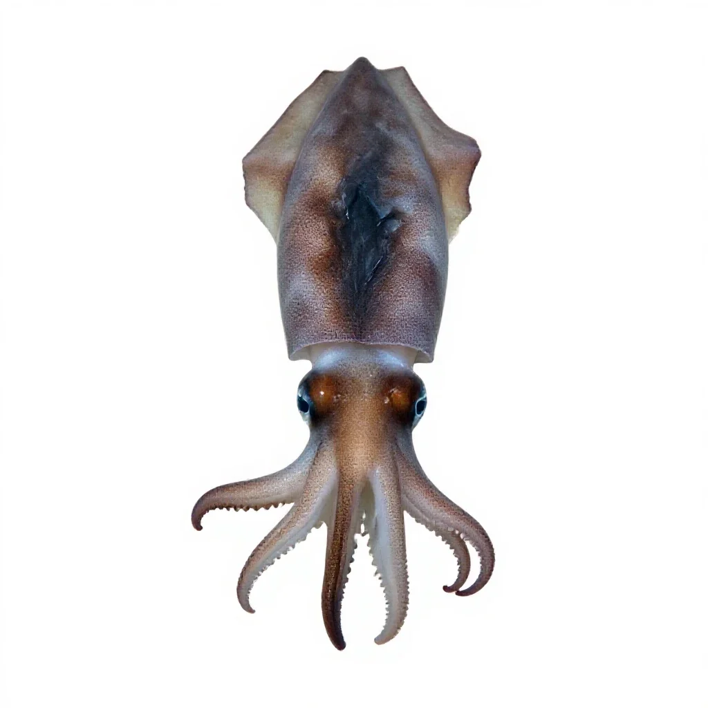 Loligo isolated on a white background