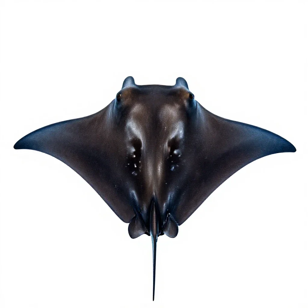 Manta isolated on a white background