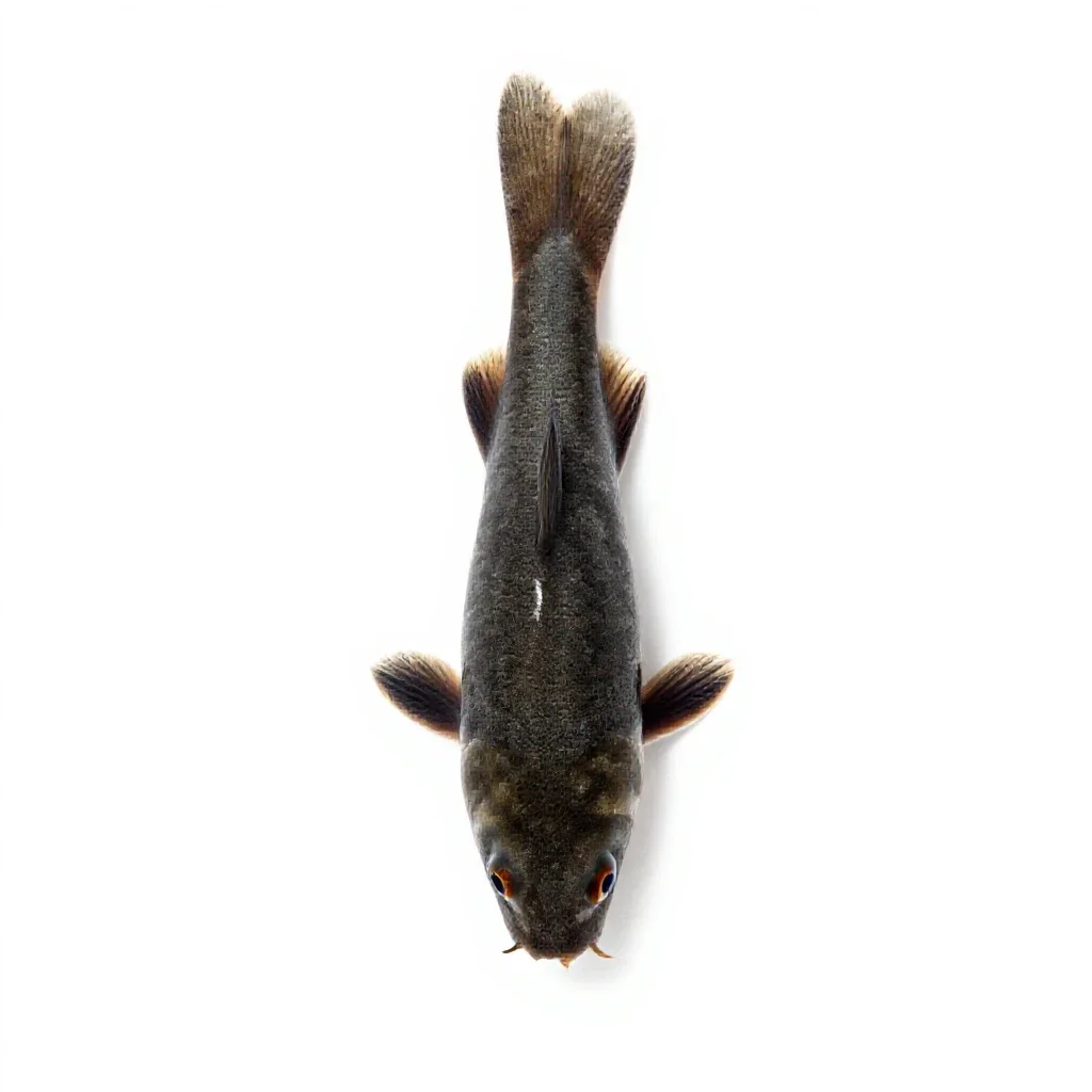 Minnow isolated on a white background