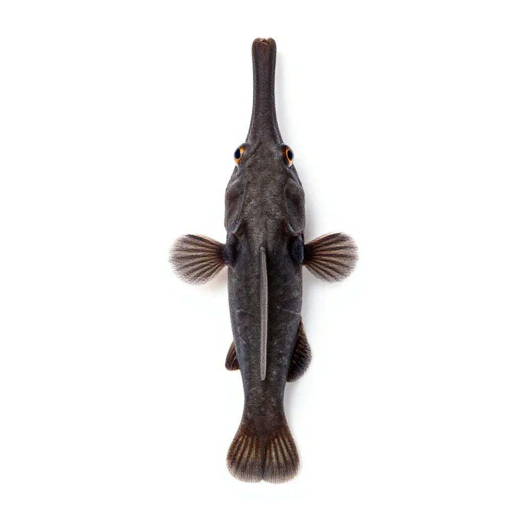 Pipefish isolated on a white background