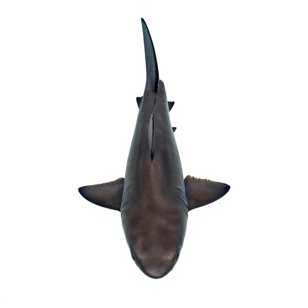 Requiem shark isolated on a white background