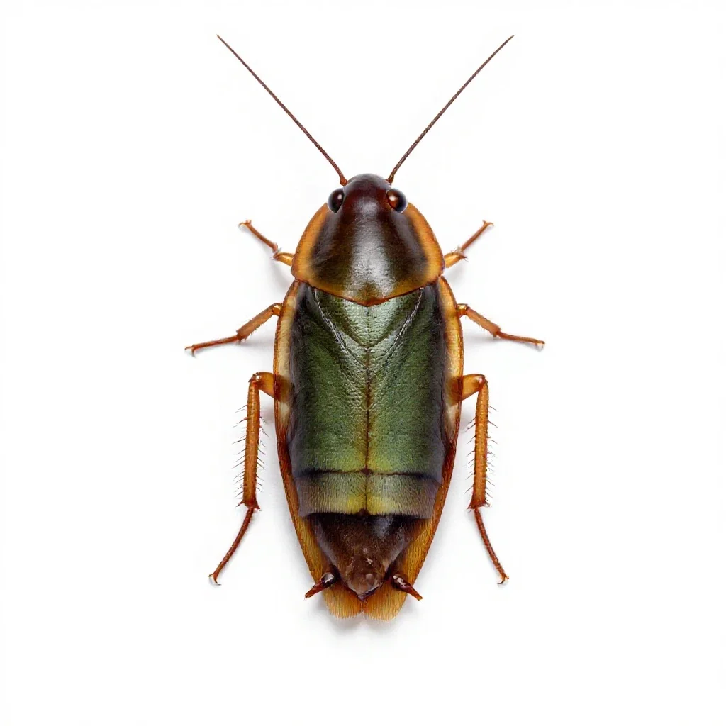 Roach isolated on a white background