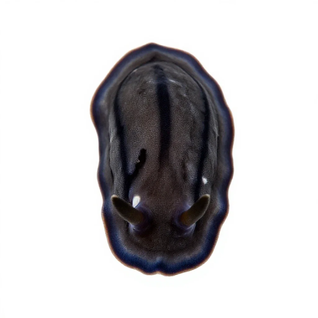 Sea slug isolated on a white background