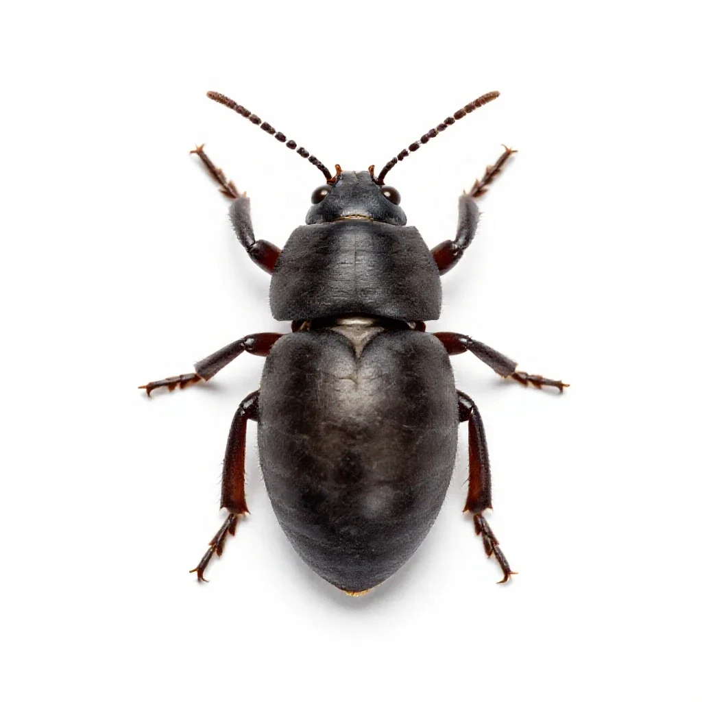 Shipworm isolated on a white background